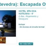 Una escapada a las Termas de Pontevedra de 4 días por 60 euros